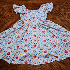 Dot Dot Smile Floral Twirl Dress 2t